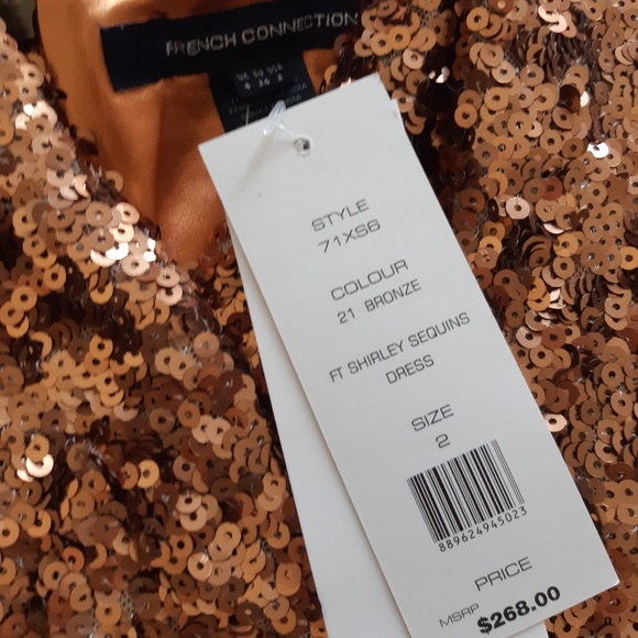 French connection sequin cocktail dress - Picture 5 of 5